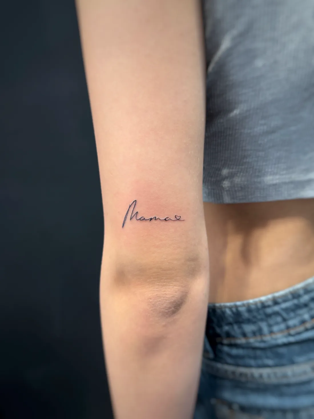Fine Line — Fine Line Tattoo von Alexander