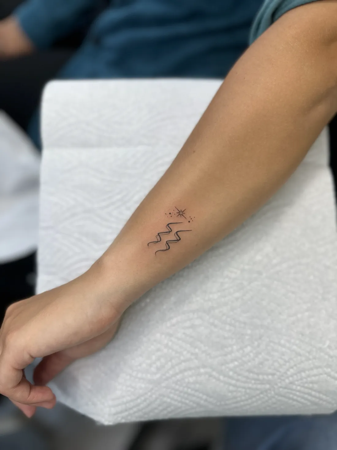 Fine Line — Fine Line Tattoo von Marko
