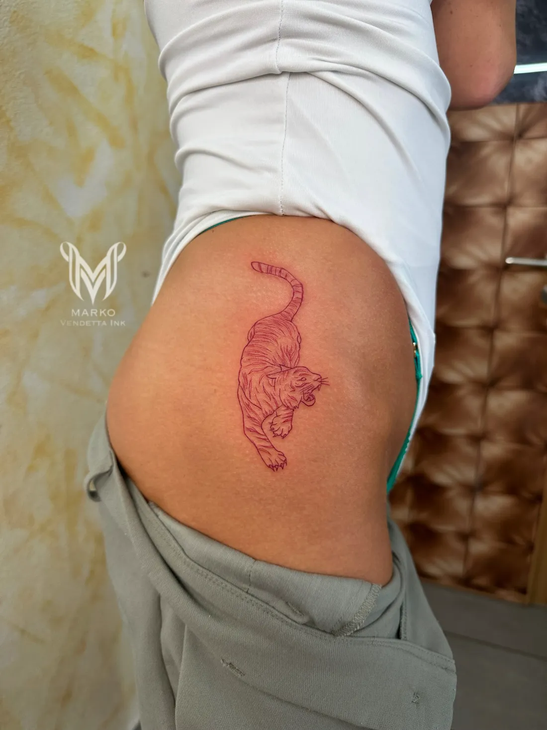 Fine Line — Fine Line Tattoo von Marko