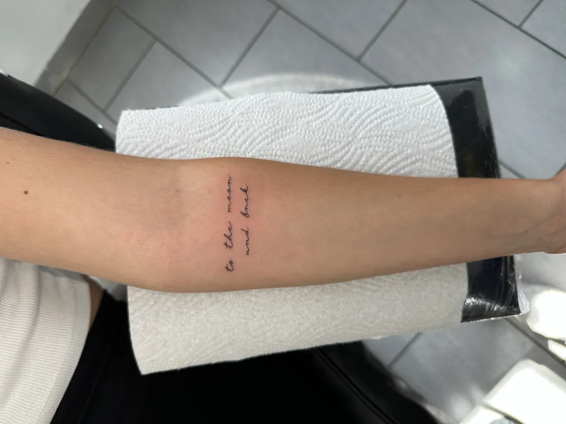 Fine Line — Fine Line Tattoo von Marko