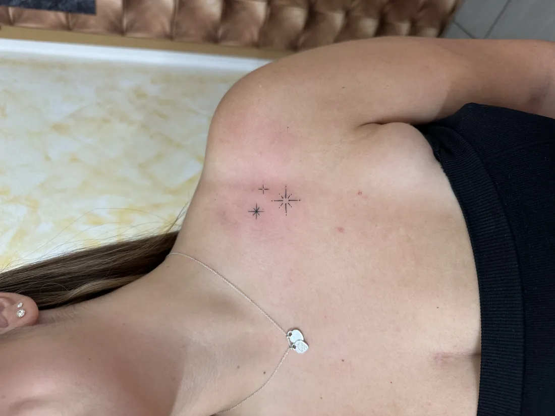 Fine Line — Fine Line Tattoo von Marko