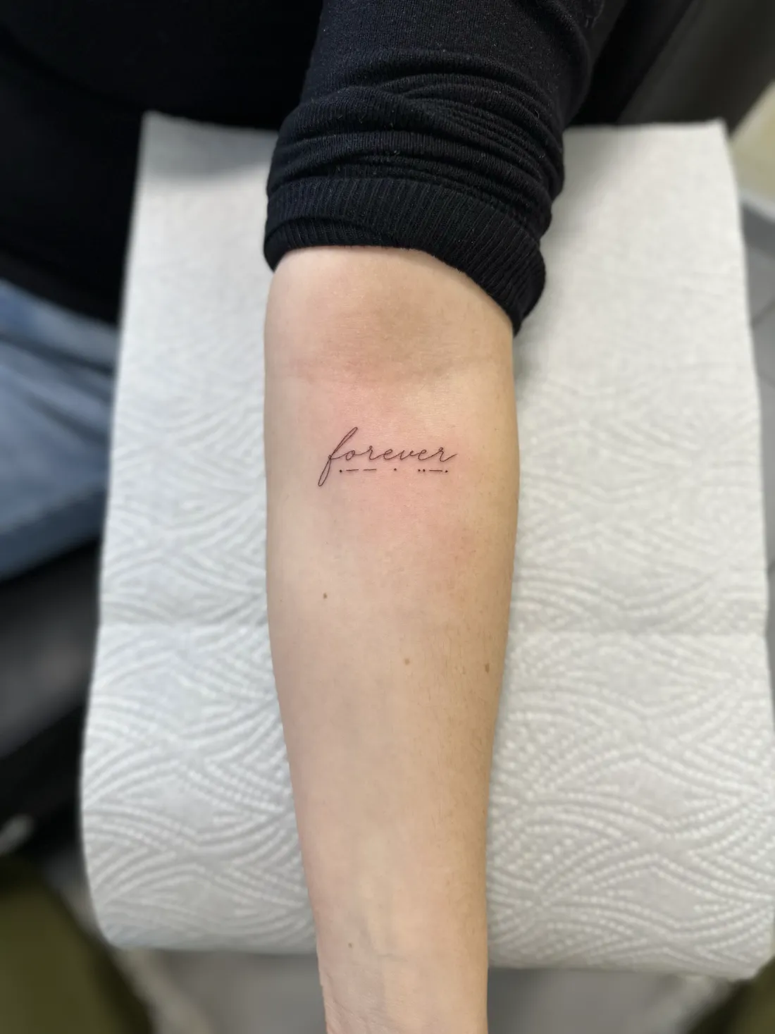 Fine Line — Fine Line Tattoo von Marko